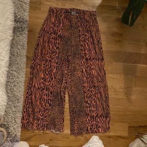 ASOS Animal Print Cropped Pants
